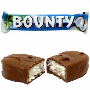 شکلات بونتی bounty بسیار خوشمزه