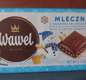 شکلات تابلت واول (MLECZNA) بسیار خوشمزه